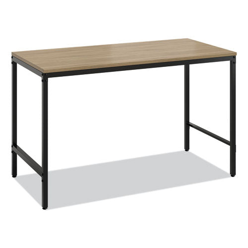 Safco® wholesale. SAFCO Simple Work Desk, 45.5" X 23.5" X 29.5", Walnut. HSD Wholesale: Janitorial Supplies, Breakroom Supplies, Office Supplies.
