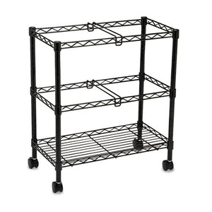 Safco® wholesale. SAFCO Two-tier Rolling File Cart, 25.75w X 14d X 29.75h, Black. HSD Wholesale: Janitorial Supplies, Breakroom Supplies, Office Supplies.