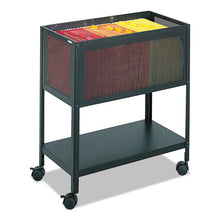 Load image into Gallery viewer, Safco® wholesale. SAFCO Steel Mesh Open Top Tub File, 13.5w X 24.25d X 27.5h, Black. HSD Wholesale: Janitorial Supplies, Breakroom Supplies, Office Supplies.