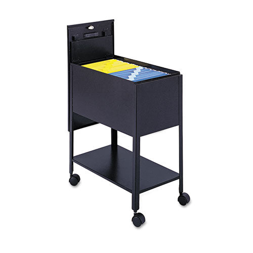 Safco® wholesale. SAFCO Extra-deep Locking Mobile Tub File, 13.5w X 24.75d X 28.25h, Black. HSD Wholesale: Janitorial Supplies, Breakroom Supplies, Office Supplies.
