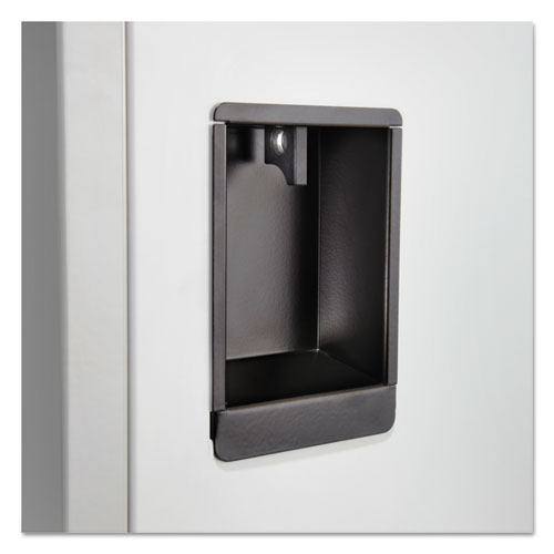 Safco® wholesale. SAFCO Double-tier Locker, 12w X 18d X 78h, Two-tone Gray. HSD Wholesale: Janitorial Supplies, Breakroom Supplies, Office Supplies.