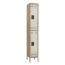 Load image into Gallery viewer, Safco® wholesale. SAFCO Double-tier Locker, 12w X 18d X 78h, Two-tone Tan. HSD Wholesale: Janitorial Supplies, Breakroom Supplies, Office Supplies.