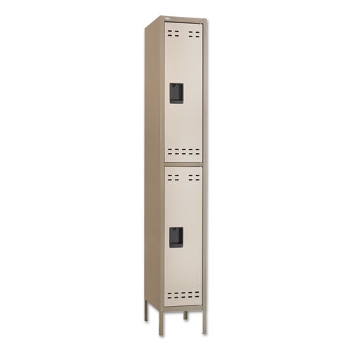 Safco® wholesale. SAFCO Double-tier Locker, 12w X 18d X 78h, Two-tone Tan. HSD Wholesale: Janitorial Supplies, Breakroom Supplies, Office Supplies.