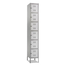 Load image into Gallery viewer, Safco® wholesale. SAFCO Box Locker, 12w X 18d X 78h, Two-tone Gray. HSD Wholesale: Janitorial Supplies, Breakroom Supplies, Office Supplies.