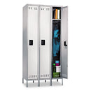 Safco® wholesale. SAFCO Single-tier, Three-column Locker, 36w X 18d X 78h, Two-tone Gray. HSD Wholesale: Janitorial Supplies, Breakroom Supplies, Office Supplies.