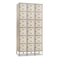 Safco® wholesale. SAFCO Three-column Box Locker, 36w X 18d X 78h, Two-tone Tan. HSD Wholesale: Janitorial Supplies, Breakroom Supplies, Office Supplies.