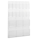 Safco® wholesale. SAFCO Reveal Clear Literature Displays, 18 Compartments, 30w X 2d X 45h, Clear. HSD Wholesale: Janitorial Supplies, Breakroom Supplies, Office Supplies.
