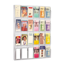 Load image into Gallery viewer, Safco® wholesale. SAFCO Reveal Clear Literature Displays, 24 Compartments, 30w X 2d X 41h, Clear. HSD Wholesale: Janitorial Supplies, Breakroom Supplies, Office Supplies.