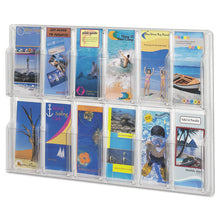 Load image into Gallery viewer, Safco® wholesale. SAFCO Reveal Clear Literature Displays, 12 Compartments, 30w X 2d X 20.25h, Clear. HSD Wholesale: Janitorial Supplies, Breakroom Supplies, Office Supplies.