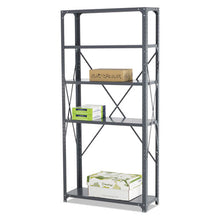 Load image into Gallery viewer, Safco® wholesale. SAFCO Commercial Steel Shelving Unit, Five-shelf, 36w X 12d X 75h, Dark Gray. HSD Wholesale: Janitorial Supplies, Breakroom Supplies, Office Supplies.