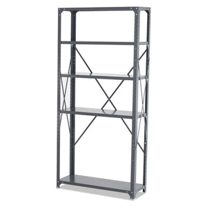 Safco® wholesale. SAFCO Commercial Steel Shelving Unit, Five-shelf, 36w X 12d X 75h, Dark Gray. HSD Wholesale: Janitorial Supplies, Breakroom Supplies, Office Supplies.