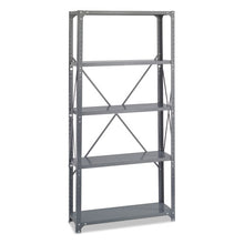 Load image into Gallery viewer, Safco® wholesale. SAFCO Commercial Steel Shelving Unit, Five-shelf, 36w X 12d X 75h, Dark Gray. HSD Wholesale: Janitorial Supplies, Breakroom Supplies, Office Supplies.