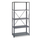 Safco® wholesale. SAFCO Commercial Steel Shelving Unit, Five-shelf, 36w X 18d X 75h, Dark Gray. HSD Wholesale: Janitorial Supplies, Breakroom Supplies, Office Supplies.