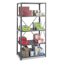 Load image into Gallery viewer, Safco® wholesale. SAFCO Commercial Steel Shelving Unit, Five-shelf, 36w X 24d X 75h, Dark Gray. HSD Wholesale: Janitorial Supplies, Breakroom Supplies, Office Supplies.