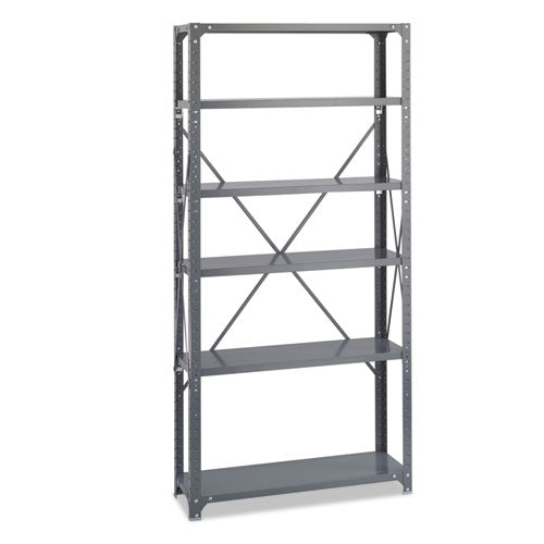 Safco® wholesale. SAFCO Commercial Steel Shelving Unit, Six-shelf, 36w X 12d X 75h, Dark Gray. HSD Wholesale: Janitorial Supplies, Breakroom Supplies, Office Supplies.