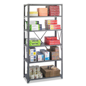 Safco® wholesale. SAFCO Commercial Steel Shelving Unit, Six-shelf, 36w X 18d X 75h, Dark Gray. HSD Wholesale: Janitorial Supplies, Breakroom Supplies, Office Supplies.