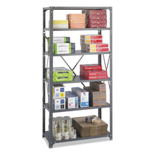 Load image into Gallery viewer, Safco® wholesale. SAFCO Commercial Steel Shelving Unit, Six-shelf, 36w X 18d X 75h, Dark Gray. HSD Wholesale: Janitorial Supplies, Breakroom Supplies, Office Supplies.