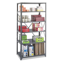 Load image into Gallery viewer, Safco® wholesale. SAFCO Commercial Steel Shelving Unit, Six-shelf, 36w X 24d X 75h, Dark Gray. HSD Wholesale: Janitorial Supplies, Breakroom Supplies, Office Supplies.