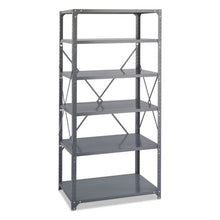 Load image into Gallery viewer, Safco® wholesale. SAFCO Commercial Steel Shelving Unit, Six-shelf, 36w X 24d X 75h, Dark Gray. HSD Wholesale: Janitorial Supplies, Breakroom Supplies, Office Supplies.