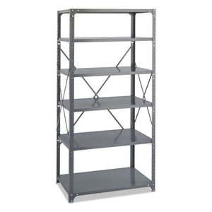 Safco® wholesale. SAFCO Commercial Steel Shelving Unit, Six-shelf, 36w X 24d X 75h, Dark Gray. HSD Wholesale: Janitorial Supplies, Breakroom Supplies, Office Supplies.