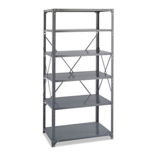 Safco® wholesale. SAFCO Commercial Steel Shelving Unit, Six-shelf, 36w X 24d X 75h, Dark Gray. HSD Wholesale: Janitorial Supplies, Breakroom Supplies, Office Supplies.