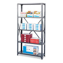 Safco® wholesale. SAFCO Commercial Steel Shelving Unit, Six-shelf, 36w X 24d X 75h, Dark Gray. HSD Wholesale: Janitorial Supplies, Breakroom Supplies, Office Supplies.