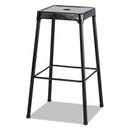 Safco® wholesale. SAFCO Bar-height Steel Stool, 29" Seat Height, Supports Up To 250 Lbs., Black Seat-black Back, Black Base. HSD Wholesale: Janitorial Supplies, Breakroom Supplies, Office Supplies.