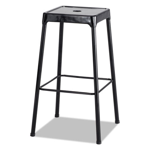 Safco® wholesale. SAFCO Bar-height Steel Stool, 29" Seat Height, Supports Up To 250 Lbs., Black Seat-black Back, Black Base. HSD Wholesale: Janitorial Supplies, Breakroom Supplies, Office Supplies.