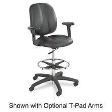 Load image into Gallery viewer, Safco® wholesale. SAFCO Apprentice Ii Extended-height Chair, 32&quot; Seat Height, Supports Up To 250 Lbs., Black Seat-black Back, Black Base. HSD Wholesale: Janitorial Supplies, Breakroom Supplies, Office Supplies.