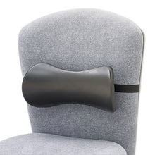 Load image into Gallery viewer, Safco® wholesale. Lumbar Support Memory Foam Backrest, 14.5w X 3.75d X 6.75h, Black. HSD Wholesale: Janitorial Supplies, Breakroom Supplies, Office Supplies.