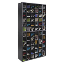 Load image into Gallery viewer, Safco® wholesale. SAFCO Wood Mail Sorter With Adjustable Dividers, Stackable, 36 Compartments, Black. HSD Wholesale: Janitorial Supplies, Breakroom Supplies, Office Supplies.