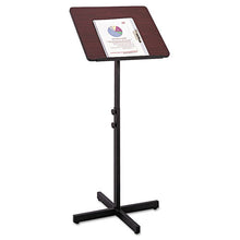 Load image into Gallery viewer, Safco® wholesale. SAFCO Adjustable Speaker Stand, 21w X 21d X 29.5h To 46h, Mahogany-black. HSD Wholesale: Janitorial Supplies, Breakroom Supplies, Office Supplies.