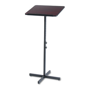 Safco® wholesale. SAFCO Adjustable Speaker Stand, 21w X 21d X 29.5h To 46h, Mahogany-black. HSD Wholesale: Janitorial Supplies, Breakroom Supplies, Office Supplies.