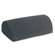 Load image into Gallery viewer, Safco® wholesale. SAFCO Half-cylinder Padded Foot Cushion, 17.5w X 11.5d X 6.25h, Black. HSD Wholesale: Janitorial Supplies, Breakroom Supplies, Office Supplies.