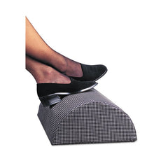 Load image into Gallery viewer, Safco® wholesale. SAFCO Half-cylinder Padded Foot Cushion, 17.5w X 11.5d X 6.25h, Black. HSD Wholesale: Janitorial Supplies, Breakroom Supplies, Office Supplies.