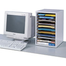 Safco® wholesale. SAFCO Wood Vertical Desktop Sorter, 11 Sections 10 5-8 X 11 7-8 X 16, Medium Oak. HSD Wholesale: Janitorial Supplies, Breakroom Supplies, Office Supplies.