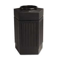 Safco® wholesale. SAFCO Canmeleon Indoor-outdoor Receptacle, Pentagon, Polyethylene, 30 Gal, Black. HSD Wholesale: Janitorial Supplies, Breakroom Supplies, Office Supplies.