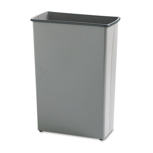 Safco® wholesale. SAFCO Rectangular Wastebasket, Steel, 22 Gal, Charcoal. HSD Wholesale: Janitorial Supplies, Breakroom Supplies, Office Supplies.