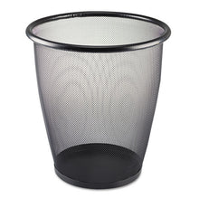 Load image into Gallery viewer, Safco® wholesale. SAFCO Onyx Round Mesh Wastebasket, Steel Mesh, 5 Gal, Black. HSD Wholesale: Janitorial Supplies, Breakroom Supplies, Office Supplies.