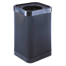 Load image into Gallery viewer, Safco® wholesale. SAFCO At-your Disposal Top-open Waste Receptacle, Square, Polyethylene, 38 Gal, Black. HSD Wholesale: Janitorial Supplies, Breakroom Supplies, Office Supplies.