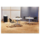 Safco® wholesale. SAFCO At-your-disposal Vertex Receptacle, Round, Polyethylene, 38 Gal, Black-chrome. HSD Wholesale: Janitorial Supplies, Breakroom Supplies, Office Supplies.