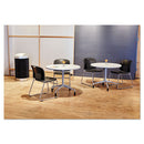 Safco® wholesale. SAFCO At-your-disposal Vertex Receptacle, Round, Polyethylene, 38 Gal, Black-chrome. HSD Wholesale: Janitorial Supplies, Breakroom Supplies, Office Supplies.