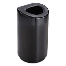 Load image into Gallery viewer, Safco® wholesale. SAFCO Open Top Round Waste Receptacle, Steel, 30 Gal, Black. HSD Wholesale: Janitorial Supplies, Breakroom Supplies, Office Supplies.