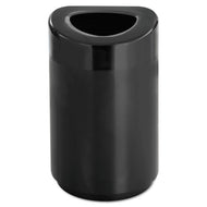 Safco® wholesale. SAFCO Open Top Round Waste Receptacle, Steel, 30 Gal, Black. HSD Wholesale: Janitorial Supplies, Breakroom Supplies, Office Supplies.