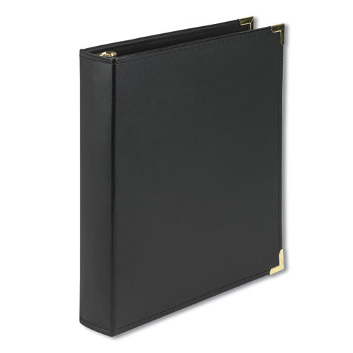 Samsill® wholesale. Classic Collection Ring Binder, 3 Rings, 1.5" Capacity, 11 X 8.5, Black. HSD Wholesale: Janitorial Supplies, Breakroom Supplies, Office Supplies.