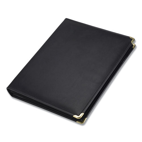 Samsill® wholesale. Classic Collection Zipper Ring Binder, 3 Rings, 1.5" Capacity, 11 X 8.5, Black. HSD Wholesale: Janitorial Supplies, Breakroom Supplies, Office Supplies.