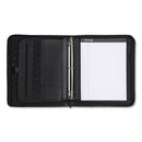 Samsill® wholesale. Professional Zippered Pad Holder-ring Binder, Pockets, Writing Pad, Vinyl Black. HSD Wholesale: Janitorial Supplies, Breakroom Supplies, Office Supplies.