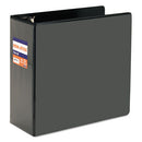 Samsill® wholesale. Nonstick D-ring View Binder, 3 Rings, 5" Capacity, 11 X 8.5, Black. HSD Wholesale: Janitorial Supplies, Breakroom Supplies, Office Supplies.
