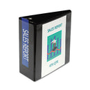 Samsill® wholesale. Nonstick D-ring View Binder, 3 Rings, 5" Capacity, 11 X 8.5, Black. HSD Wholesale: Janitorial Supplies, Breakroom Supplies, Office Supplies.