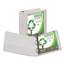 Samsill® wholesale. Earth's Choice Biobased D-ring View Binder, 3 Rings, 3" Capacity, 11 X 8.5, White. HSD Wholesale: Janitorial Supplies, Breakroom Supplies, Office Supplies.